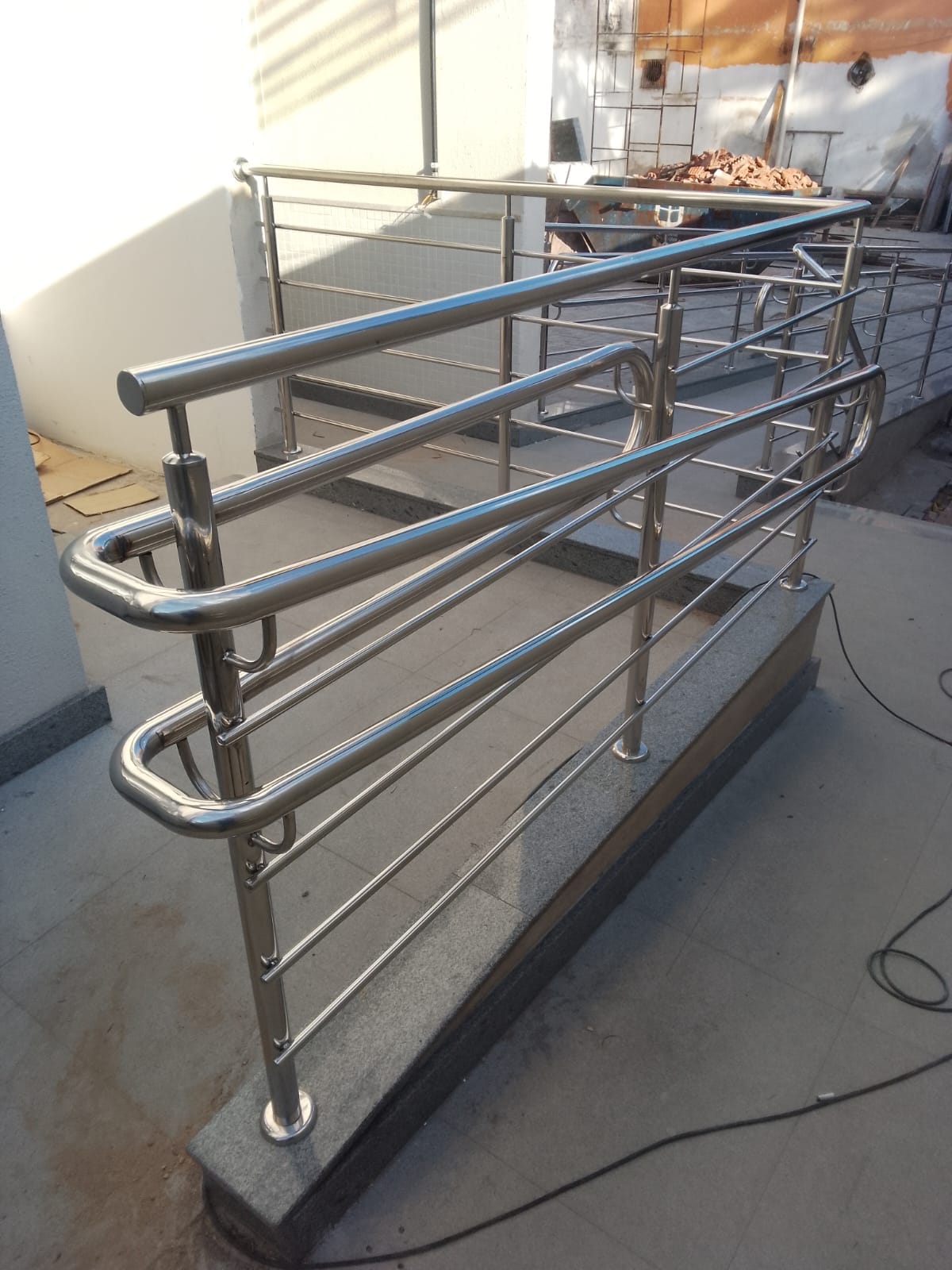 Guarda-corpo em aço inox